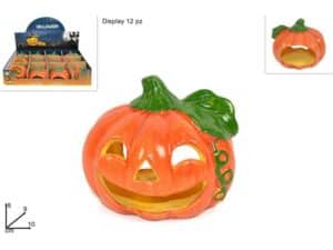 Halloween Pumpkin Tealight Candle Holder 10cm Diameter