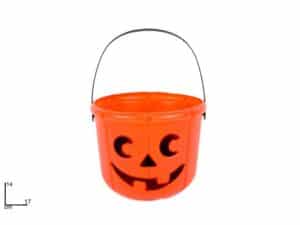 Halloween Trick or Treat Plastic Bucket