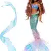 Disney The Little Mermaid Deluxe Ariel Doll with Iridescent Tail, Hair Jewelry Beads & Doll Stand - Image 3