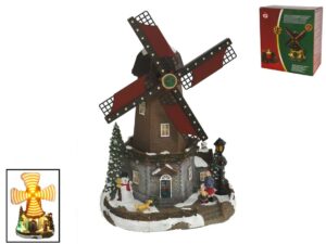 Wind Mill light-up/sound/movement 30.5x20.5x16cm