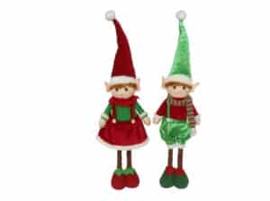 Sitting Elf Elrond 24x13x78cm - 2 Assorted