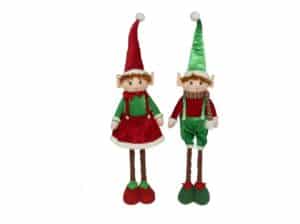 Sitting Elf Elrond 25x14x95cm - 2 Assorted