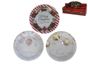 Set 7 Paper Plates 18cm 3Assorted