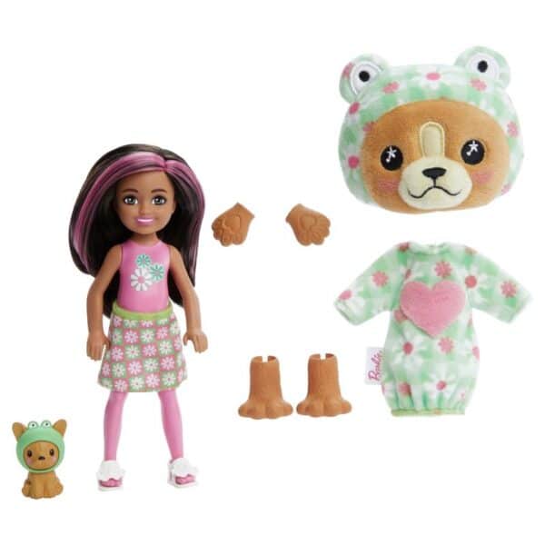 Barbie Cutie Reveal Chelsea Doll & Accessories, Animal Plush Costume & 6 Surprises Including Color Change - Image 2