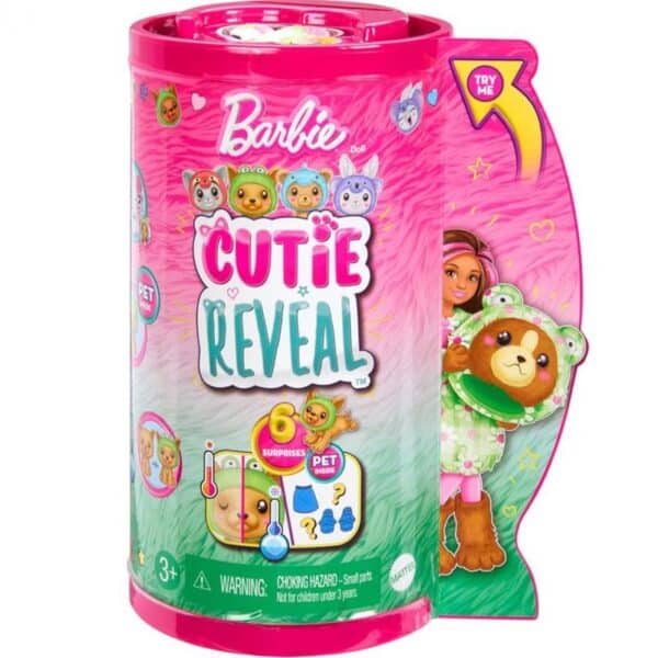 Barbie Cutie Reveal Chelsea Doll & Accessories, Animal Plush Costume & 6 Surprises Including Color Change - Image 4