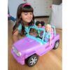 Barbie Purple Off-Road Vehicle with Rolling Wheels - Image 2
