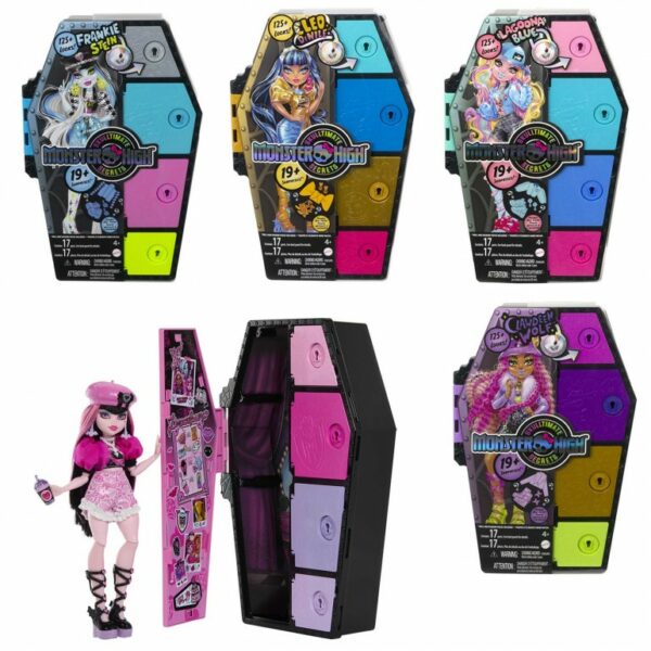 MonMonster High Skulltimate Secrets Doll And Fashion Set With Dress-Up Locker