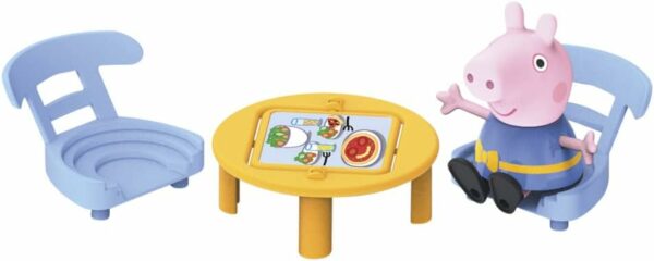 Peppa Pig Peppa's Adventures Peppa's Pizza Place Carry-and-Play Preschool Playset, Includes Figure and 4 Accessories, Multi-Colour - Image 2