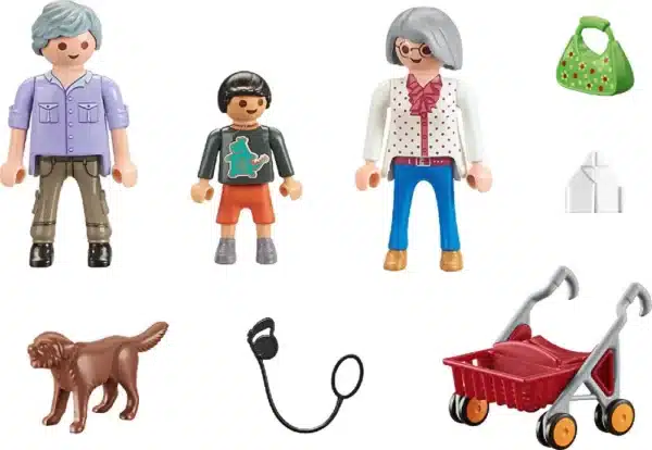 Playmobil City Life Grandparents with Grandson - Image 2