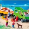 Playmobil Family Van with Boat and Trailer - Image 3
