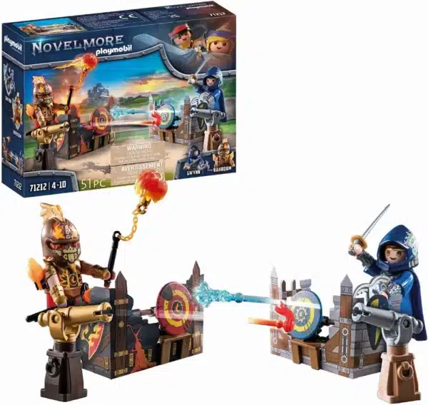 Playmobil Knights vs. Burnham Raiders - Duel, Medieval Castle and Knights Toy - Image 2