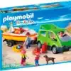 Playmobil Family Van with Boat and Trailer
