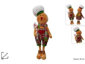 Extendible Gingerbread Man 75cm 2 Assorted