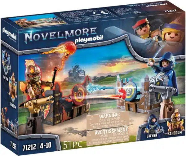 Playmobil Knights vs. Burnham Raiders - Duel, Medieval Castle and Knights Toy