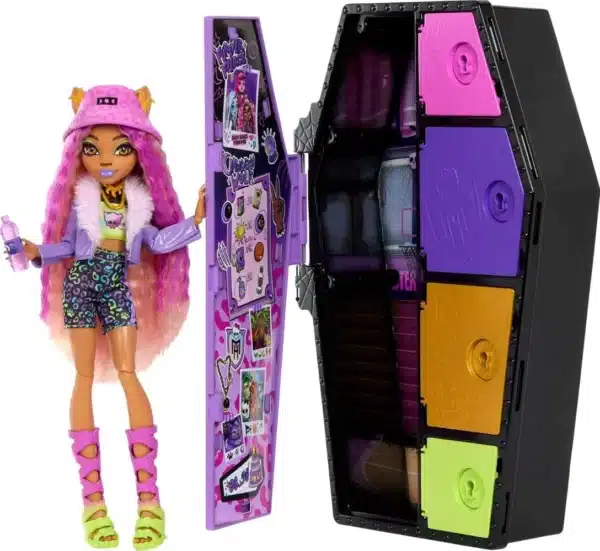 MonMonster High Skulltimate Secrets Doll And Fashion Set With Dress-Up Locker - Image 3