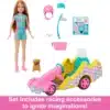 Barbie Stacie Racer Doll With Go-Kart Toy Car, Dog, Accessories - Image 3