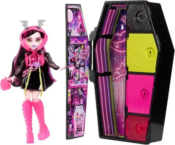 Monster High Skulltimate Secrets Neon Frights Doll & Accessories - Image 2