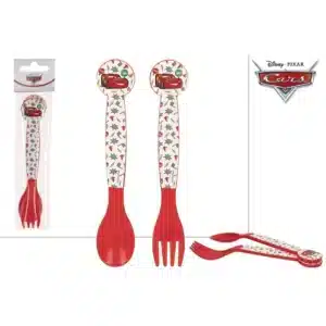 2 Piece Cutlery Set In Polybag Disney Cars