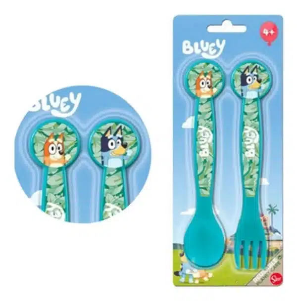 Bluey-set 2 Piece Plastic Cutlery