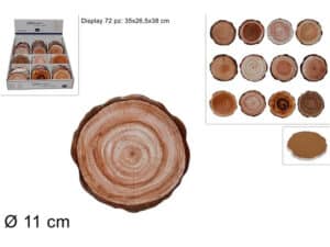 Souvenir Base Tree Trunk 11 Cm