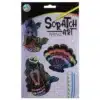 Make Your Own Scratch Art 4 Pcs, 4 Assorted - Image 6