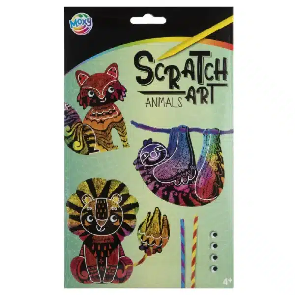 Make Your Own Scratch Art 4 Pcs, 4 Assorted - Image 4