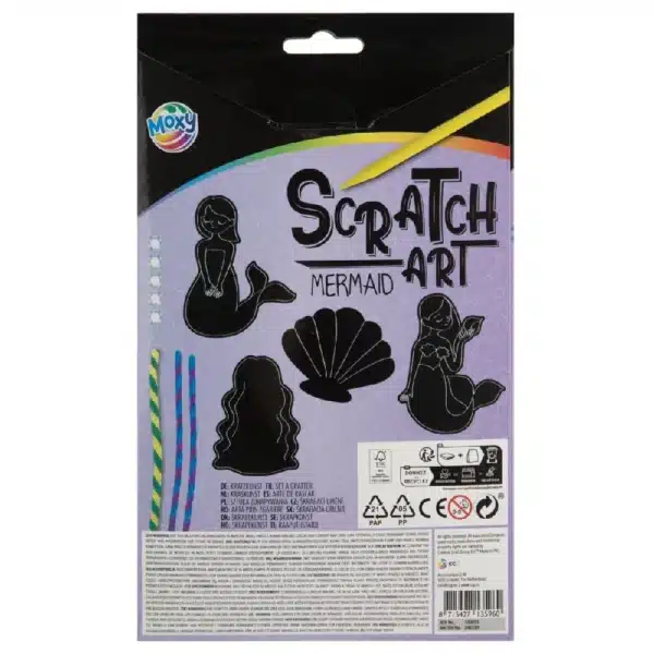 Make Your Own Scratch Art 4 Pcs, 4 Assorted - Image 2