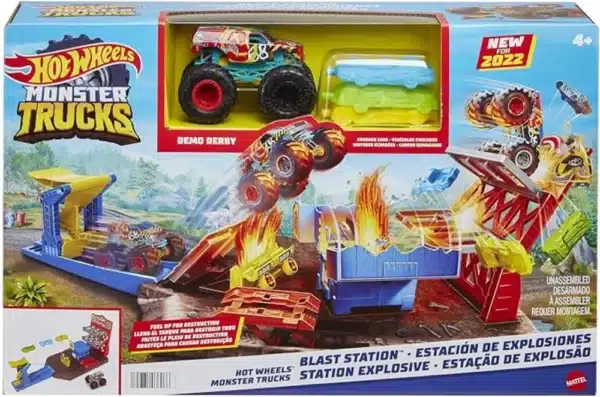Hot Wheels Monster Trucks Blast Station Playset - Image 3