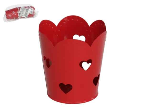 Metal Lantern Love 10x7x10cm