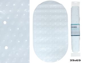 Relax Pvc Bathroom Mat 69x39cm White