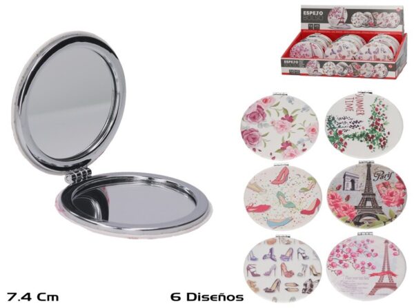 Mirror Bag 7.4 Cm 6 Assorted Colours