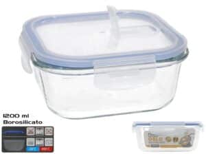 Oslo 1200ml Square Valve Lunch Box