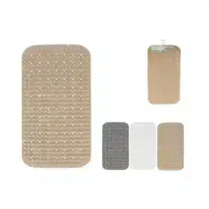 Pvc Bath Mat 68x38cm 3 Assorted Colours