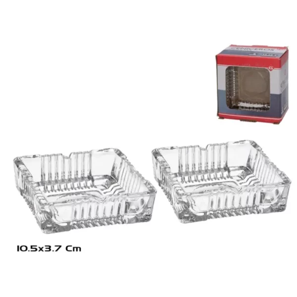 Set 2  Ashtrays 12x10.5x7.8cm