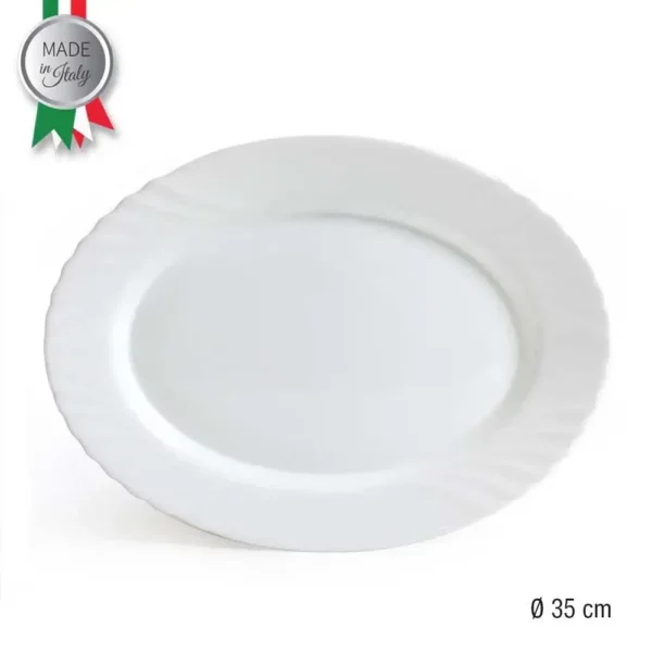 Bormioli 36 Cm Oval Plate Ebro