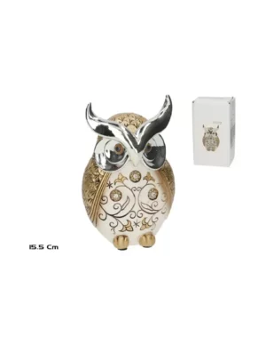 Anjali Owl Figure 10x7x15.5 Cm