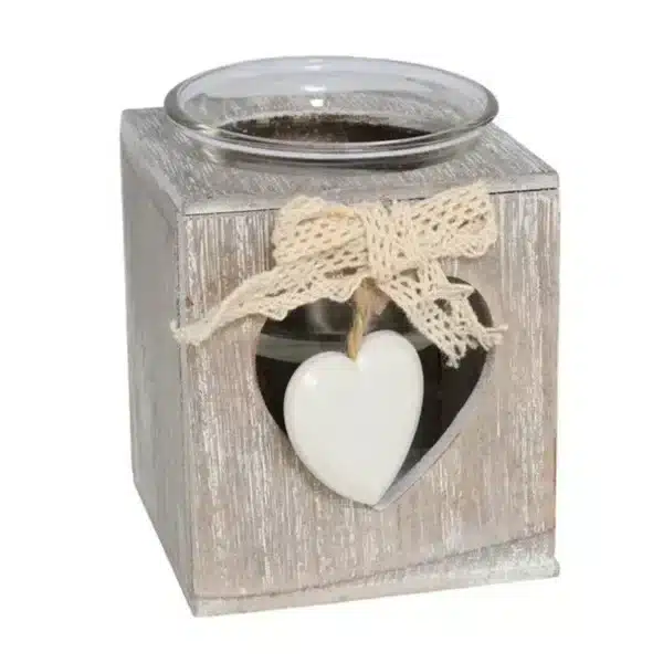 Candle Holder X1 Heart 7 Cm