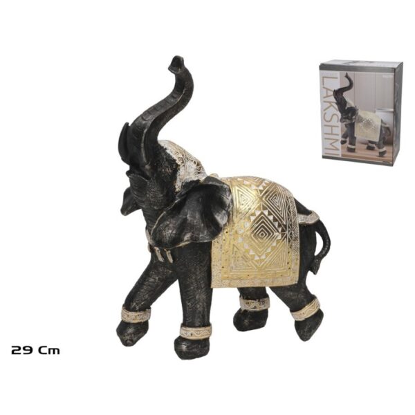 Lakshmi Elephant 21x12x29 Cm Resin