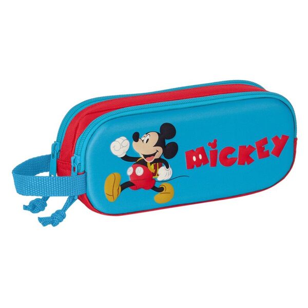 3d Double Pencil Case Mickey Mouse