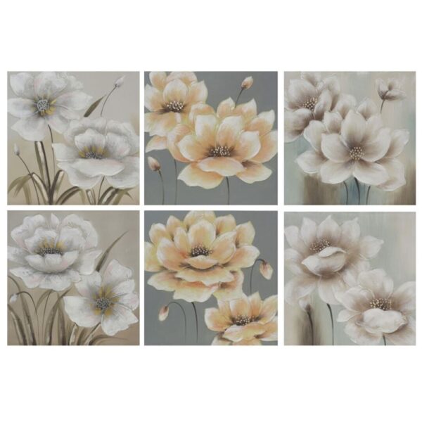 Flower Love Painting 60x60x4cm 6 Assorted models