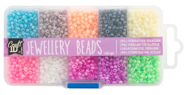 Jewellery Beads, 15 Grams from Each Colour