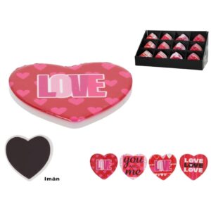 Magnet Love - 4 Assorted 6.5x6.5x0.5 Cm