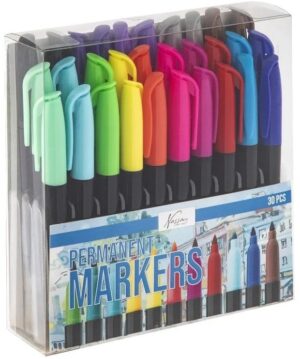30 Permanent Markers