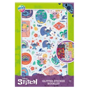 Disney Stitch Glitter Sticker Book - A5