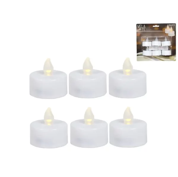 Led Tea Light Candles X6