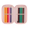 Triple Filled Pencil Case 36 Pieces Stitch "Beach" - Image 4