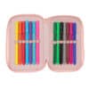 Triple Filled Pencil Case 36 Pieces Stitch "Beach" - Image 5