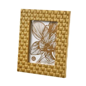 Photo Frame 13x18cms Glass/ Gold