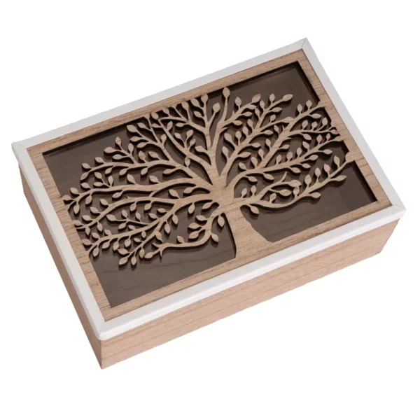 Wooden Box 2 Assorted Models with glass 24 X 16 X 8 Cm - Image 2