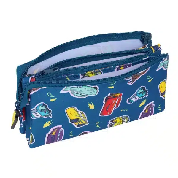 Triple Pencil Case Cars "Race Ready" - Image 3